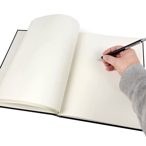 Moon Phase Blank Large Notebook - Picture 3 of 4